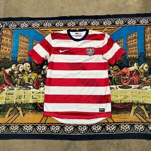 2012 Nike USA Waldo Soccer Jersey Men Small 450449 World Cup RARE Home Kit USMNT